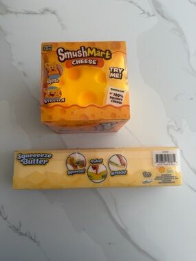 14oz Butter and Smush Mart Cheese Squishy bundle of 2!